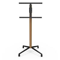 Erard Mobiele of vaste tv-standaard KANA 1600XXL voor schermen van 40“ tot 80” Hout en Zwart