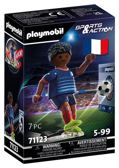 Playmobil 71123 Joueur De Football Français