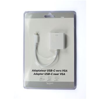 Adaptateur Temium USB-C vers VGA