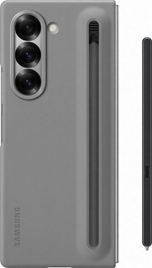 Samsung Hülle für Samsung Galaxy Z Fold 6 - mit integriertem S Pen - Grau