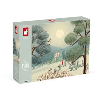 Puzzle 1500 pièces Janod Merveilles d'Hiver