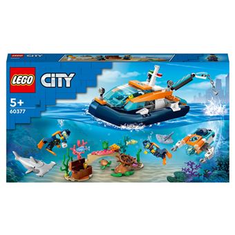 LEGO® City 60377 Le bateau d’exploration sous-marine