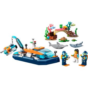 LEGO® City 60377 Le bateau d’exploration sous-marine