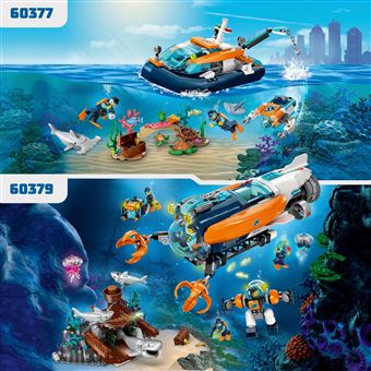 LEGO® City 60377 Le bateau d’exploration sous-marine