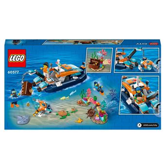 LEGO® City 60377 Le bateau d’exploration sous-marine