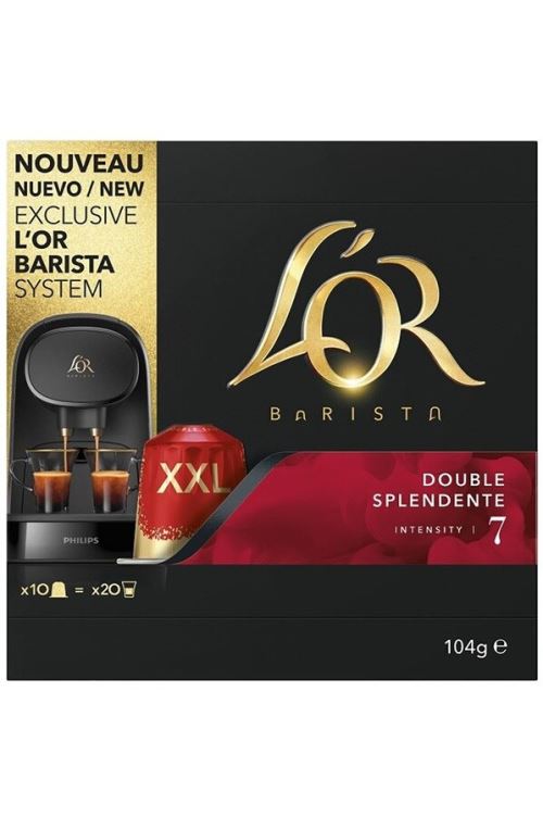 Café Capsules Double Splendente Intensité 7 'or Barista La Boite De 10 Capsules
