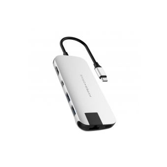 Adaptateur 8-en-1 HyperDrive Slim USB-C Argent - 1