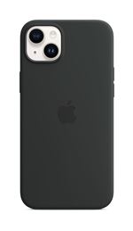 Apple - Coque de protection pour téléphone portable - compatibilité avec MagSafe - silicone - noir minuit - pour iPhone 14 Plus