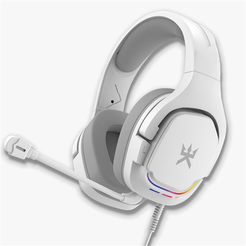 Casque Gaming Alpha Omega Players Atom Blanc