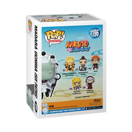 Funko Pop! Madara Uchiha (Sage Des Six Chemins) – Édition Lumineuse – Naruto Shippuden – Figurine Vinyle #1196