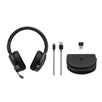 EPOS I SENNHEISER C50 - C-series - micro-casque - sur-oreille - Bluetooth - sans fil - Suppresseur de bruit actif - USB-A via adaptateur Bluetooth - noir