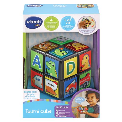 Acheter Tourni Cube Vtech Baby État correct - 23,26 € Tourni Cube Vtech Baby État correct - VTech Baby reconditionné disponible sur Fnac