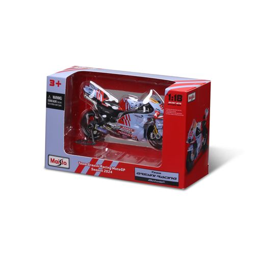 Voiture en métal Maisto 1/18 Moto GP Racing Gresini SF 2024 #93 Marquez - Maisto