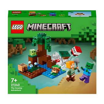 LEGO 21188 Minecraft Le Village Lama, Jouet de Maison, avec Figurines  Animaux, Mobs Minecraft et Épée