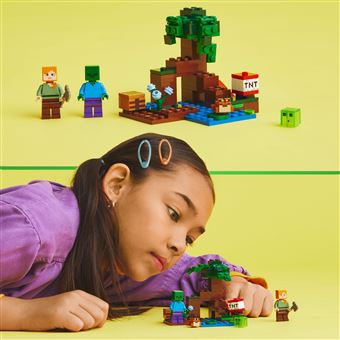 LEGO® Minecraft 21240 Aventures dans le marais