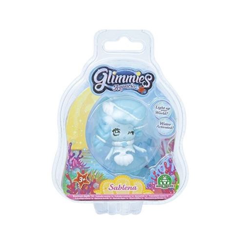 Figurine Glimmies Blister 1 Aquaria Sablena Bleu 6 cm