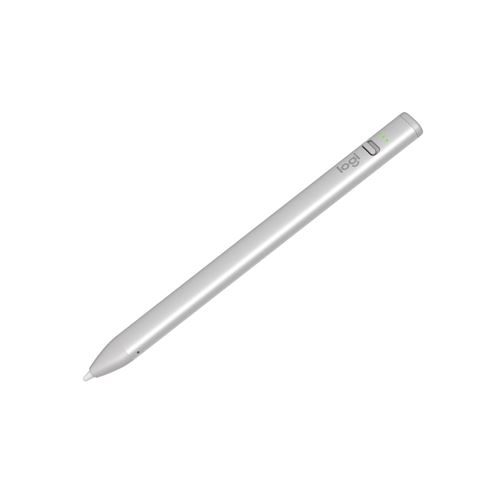 Stylet numérique Logitech Crayon pour modèles iPad avec ports USB-C Argent