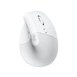 Souris verticale sans fil Bluetooth Logitech Lift pour Mac Blanc et gris