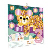 Jeu créatif Janod Gommettes rondes métallisées Animaux