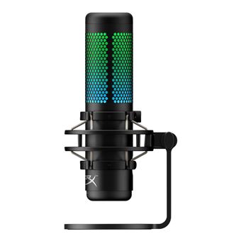 Microphone filaire HyperX Quadcast S Noir | fnac Suisse - Microphone