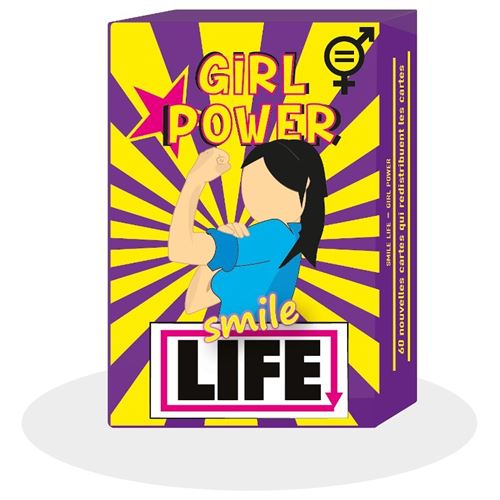 Jeu D’Ambiance SMI9049smile Life – Extension Girl Power, 60 Cartes