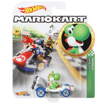 Voiture Hot Wheels Véhicule Mario Kart Yoshi B-Dasher - 1