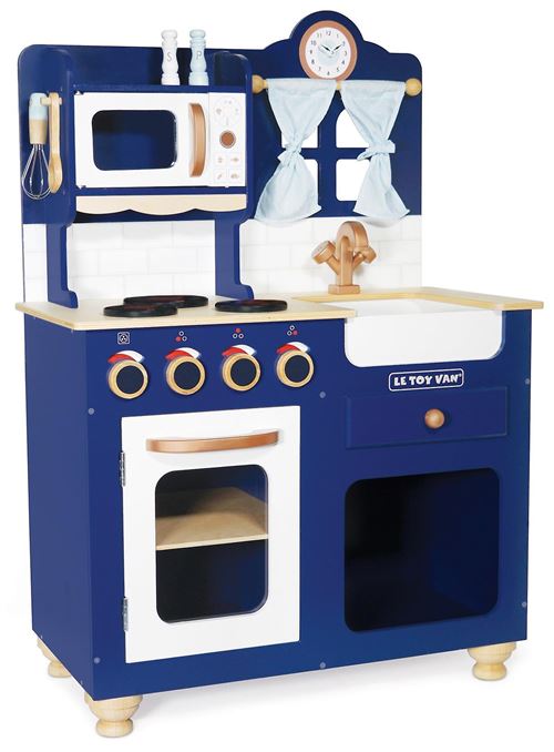 Cuisine bleue Oxford en bois FSC - Image 2