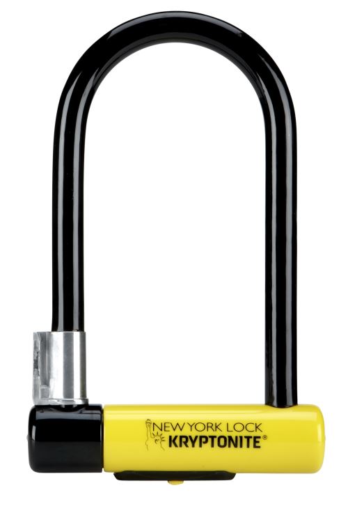 Kryptonite Jaune 2154 Antivol Pour Bicyclettes Noir, Verrou En U - Neuf - Image 4