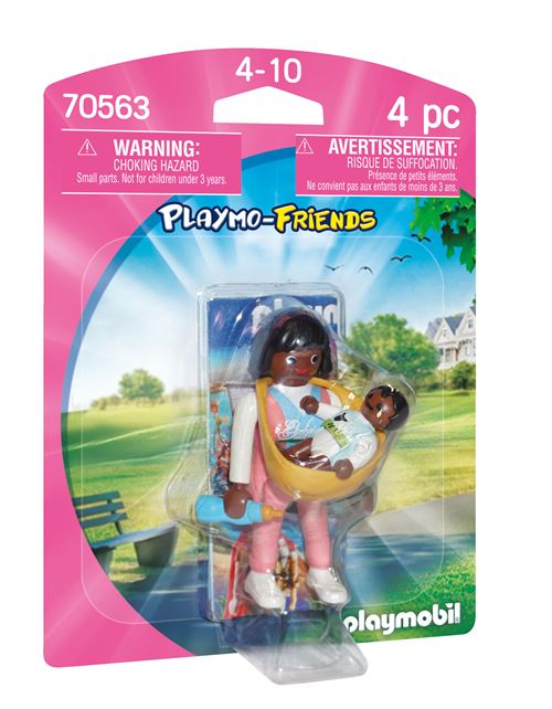 Playmobil 70563 Mom With Baby Carrier Multicolore