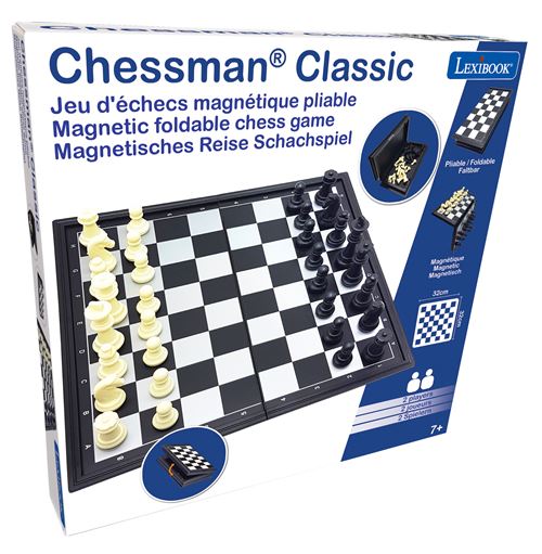 Boite de Jeu d’échecs magnétique Lexibook Pliable 32 cm