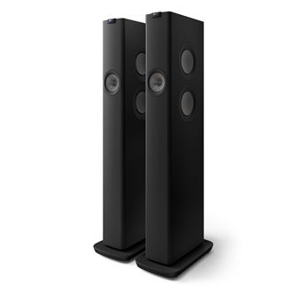 Enceintes connectées Hi-Fi KEF LS60 Wireless Noir vendues à la paire - 1