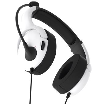 Casque Gaming filaire PDP LVL40 Blanc pour PS4