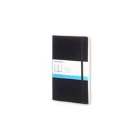 Carnet classique grand format à grille de pointillés Moleskine couverture souple Noir