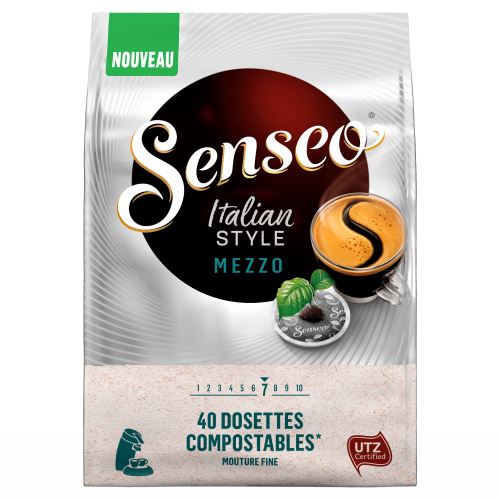 Pack de 40 Dosettes Senseo Italian Style Mezzo