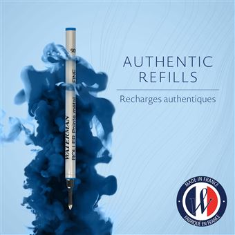 Recharge Stylo roller Waterman Fine Bleu