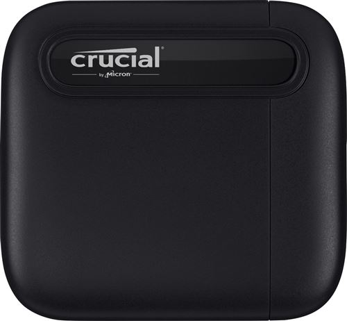 Disque SSD externe portable Crucial X6 CT500X6SSD9 500 Go Noir