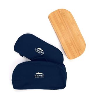 Banc De Méditation Pliable En Bois Paulownia – Ergonomique, Inclinaison Douce – Pour Yoga, Cérémonie Du Thé, Assise – Blanc Ou Gris – 40x19,5x16cm