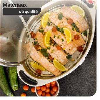 Elément cuit-vapeur inox Mutine amovible 26cm Cristel