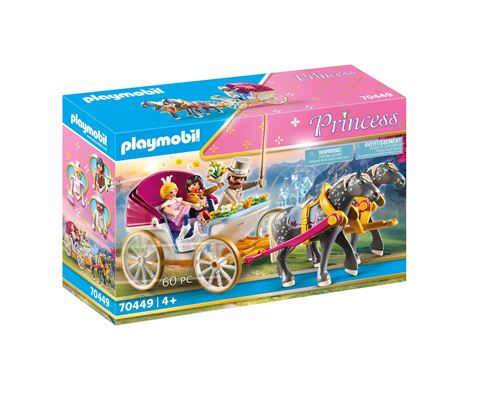 Playmobil Princess 70449 Calèche Et Couple Royal