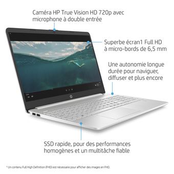 479 €, c'est le prix de ce PC portable HP 15 avec AMD Ryzen 5