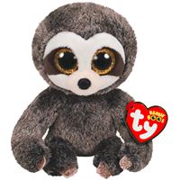 Coussin Peluche Squish A Boos Ty - Cooper Le Paresseux 20cm - Microfibre Luxe - Enfant à Partir De 3 Ans