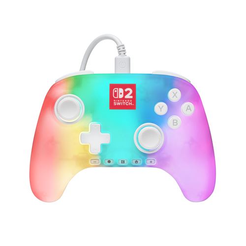 Manette filaire PowerA Lumectra pour Nintendo Switch 2