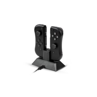 Pack de 2 Manettes ii-CON et Station de charge Under Control Noir pour Nintendo Switch