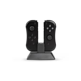 Pack de 2 Manettes ii-CON et Station de charge Under Control Noir pour Nintendo Switch