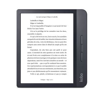Liseuse numérique Kobo by Fnac – Kobo Libra H2O Noir