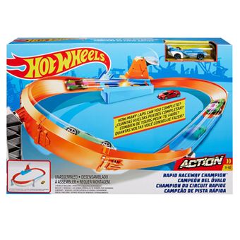 Voiture Hot Wheels Piste Champion du circuit rapide