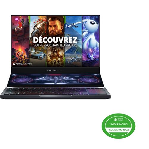 PC Portable Asus ROG Zephyrus Duo 15 GX550LXS-29T 15.6 Intel Core i9 32 Go RAM 2 To SSD Gris Exclusivité