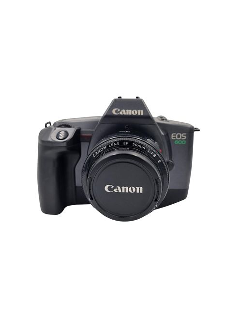 Appareil photo reflex argentique 24x36 Canon EOS 600 + 50mm f/1.8 II Noir Reconditionné
