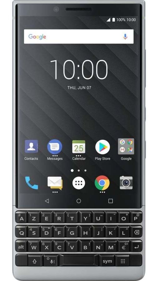 Smartphone BlackBerry KEY2 64 Go Argent