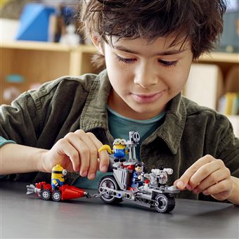 LEGO® Minions 75549 La course-poursuite en moto et sa moto à construire